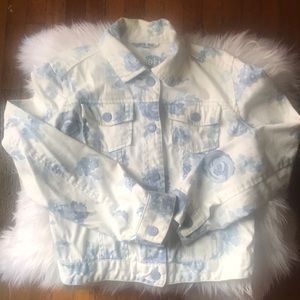 GAP Girl’s 1969 Floral Denim Jacket